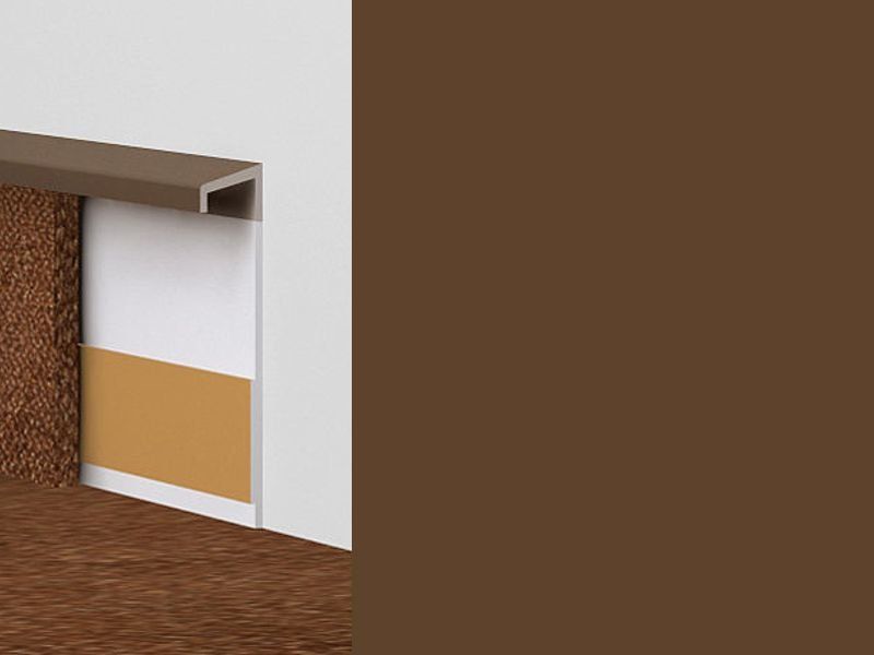 Эластичный ковровый плинтус Dollken TLE55 0132 коричневый