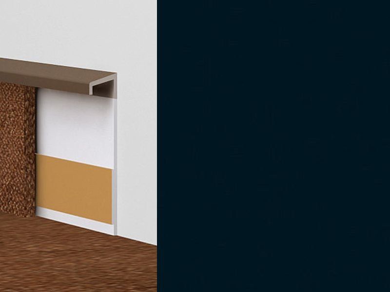 Эластичный ковровый плинтус Dollken TLE55 0110 черный