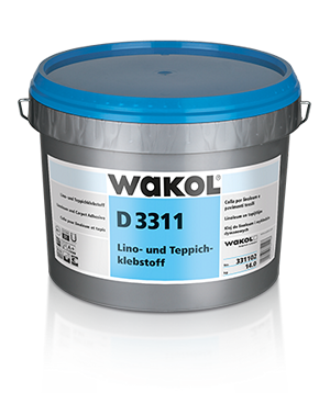 Клей для линолеума и текстильных <noindex>покрыти</noindex>й WAKOL D 3111 14 кг