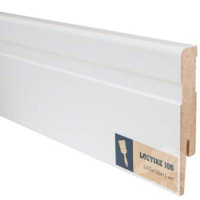 МДФ-плинтус под покраску Arbiton Loctike 106