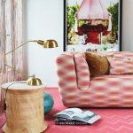 Тканое ПВХ-<noindex>покрыти</noindex>е Bolon Missoni Home ZIGZAG RED