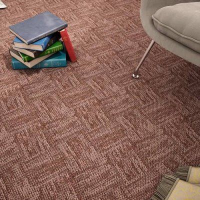 Ковролин Зартекс Тунис 118 Бело-серый