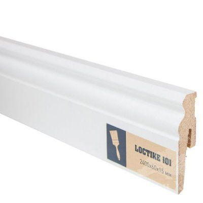 МДФ-плинтус под покраску Arbiton Loctike 101