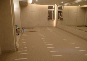 Укладка ковролина  Частный дом