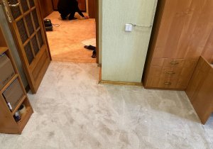 Укладка ковролина в квартире 