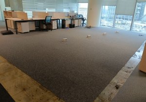 Укладка ковровой плитки в Москва Сити