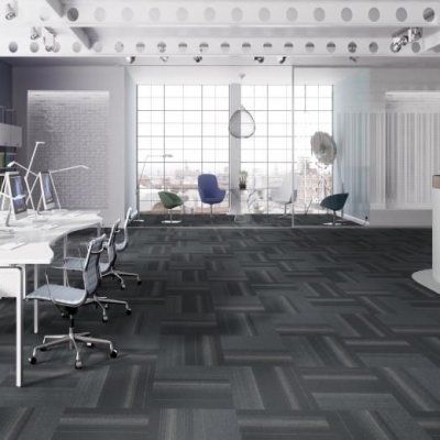 Ковровая плитка Forbo Tessera Create Space 2 2801 argent